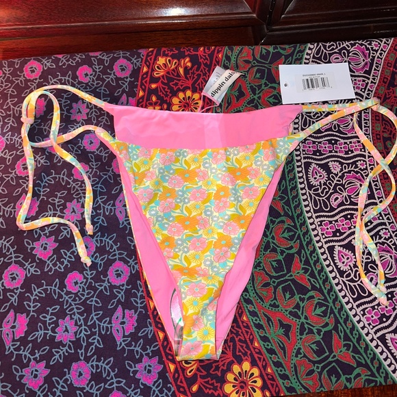 NWT Pacsub Dippin Daisy's Cheeky Bikini Bottoms (L) - Picture 3 of 8